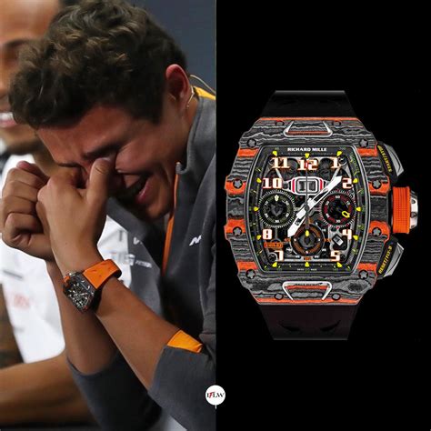 Lando Norris watches